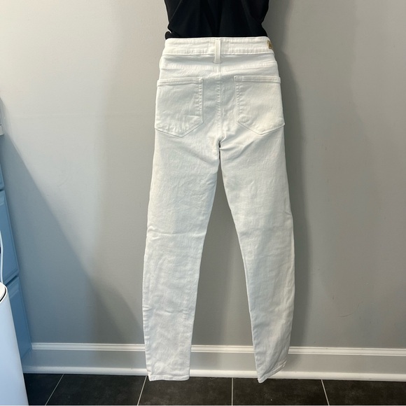 Paige White Verdugo Ankle Cotton Stretch Skinny Jeans - Picture 7 of 11